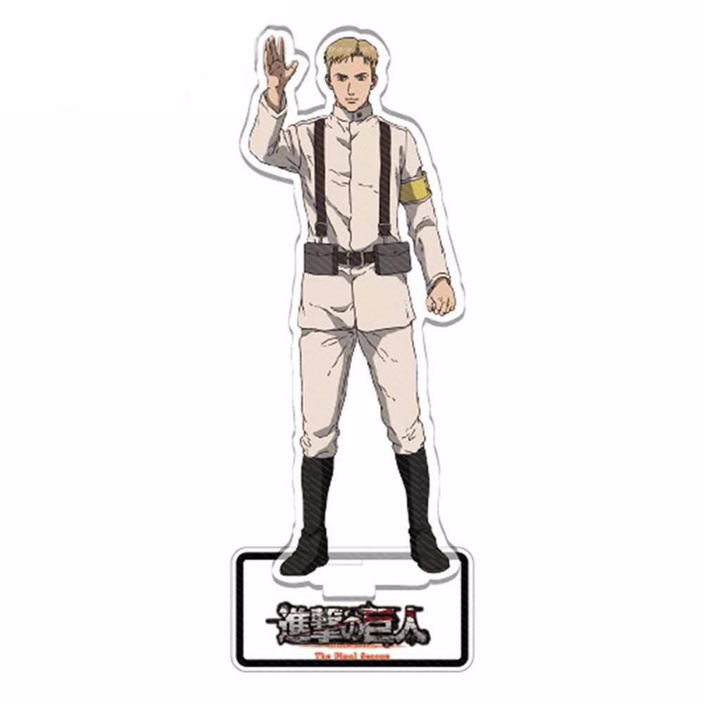 LOLLIPOP1 Attack on Titan Acrylic Stand DIY Cartoon Action Figure Japanese Anime Levi Ackerman Figure Decoration Figure Model Plate