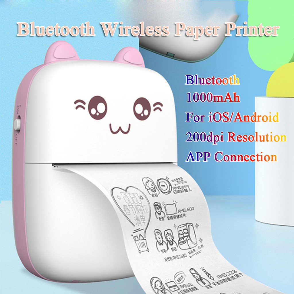 mini portable bluetooth printer