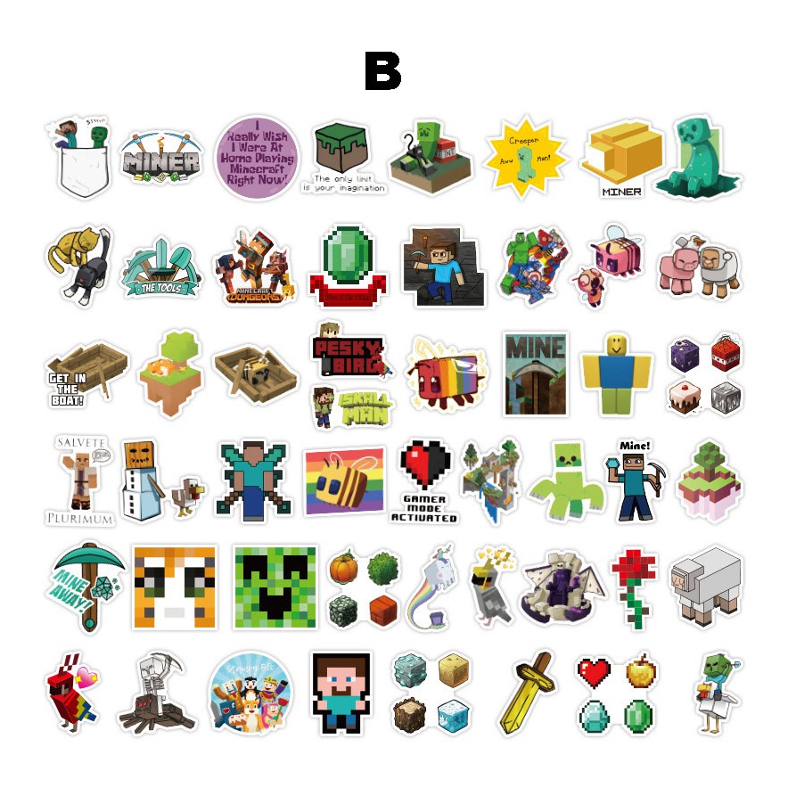 Minecraft Stickers Minecraft Stickers, Minecraft Valentines, Minecraft ...