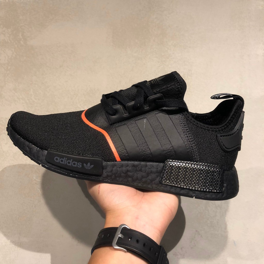 nmd r1 black orange