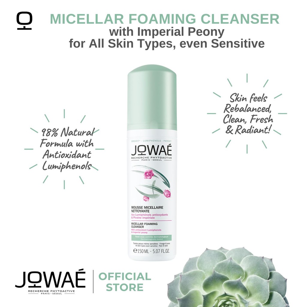jowae micellar foaming cleanser