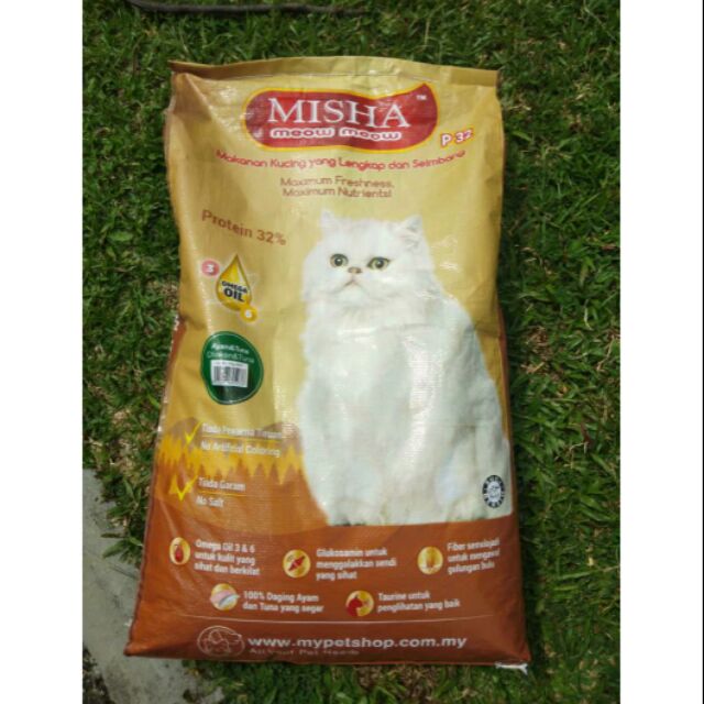 Misha meow meow cat food 8KG  Shopee Singapore