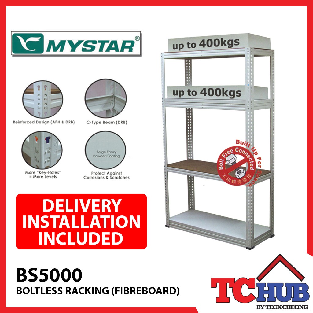 [MYSTAR] Boltless Rack Storage Solution Shopee Singapore