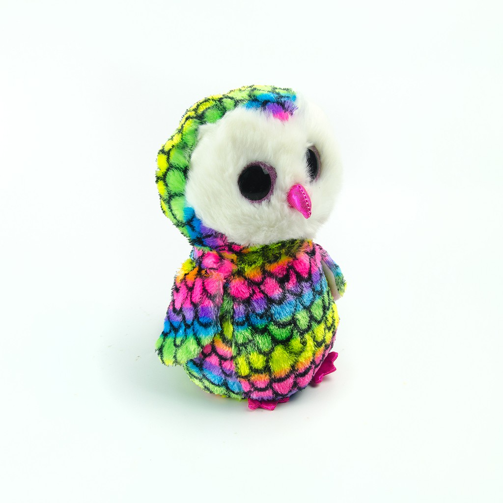 rainbow owl stuffed animal