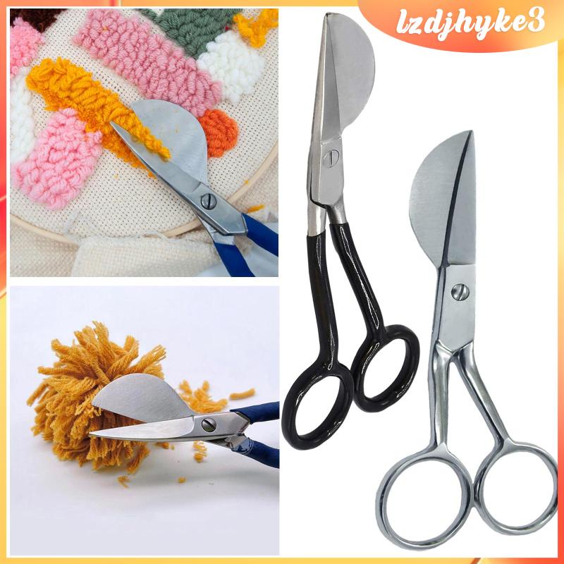 [ 7" Duckbill Applique Scissors for Thread Tufted Carpet Fabric Shears