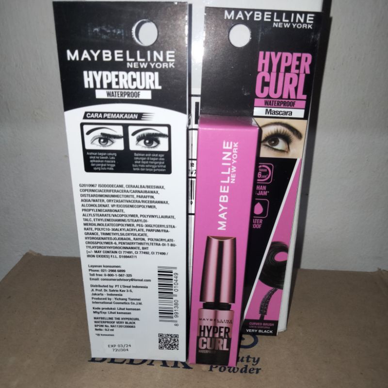 Original Maybelline Hypercurl Ex 2024 Shopee Singapore