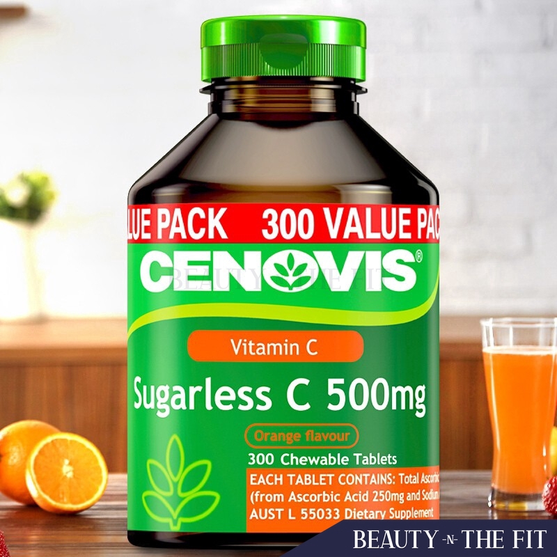 Cenovis Vitamin C 500mg Sugarless 300 Tablets | Shopee Singapore