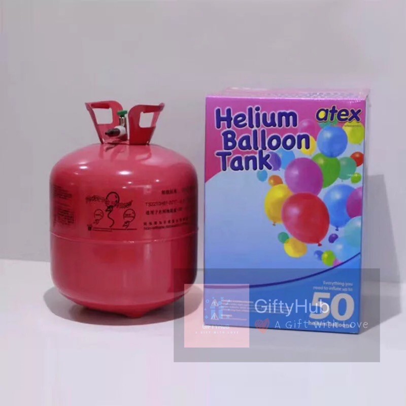 【Lowest Price】Helium Tank 50 Balloons｜Instock Shopee Singapore