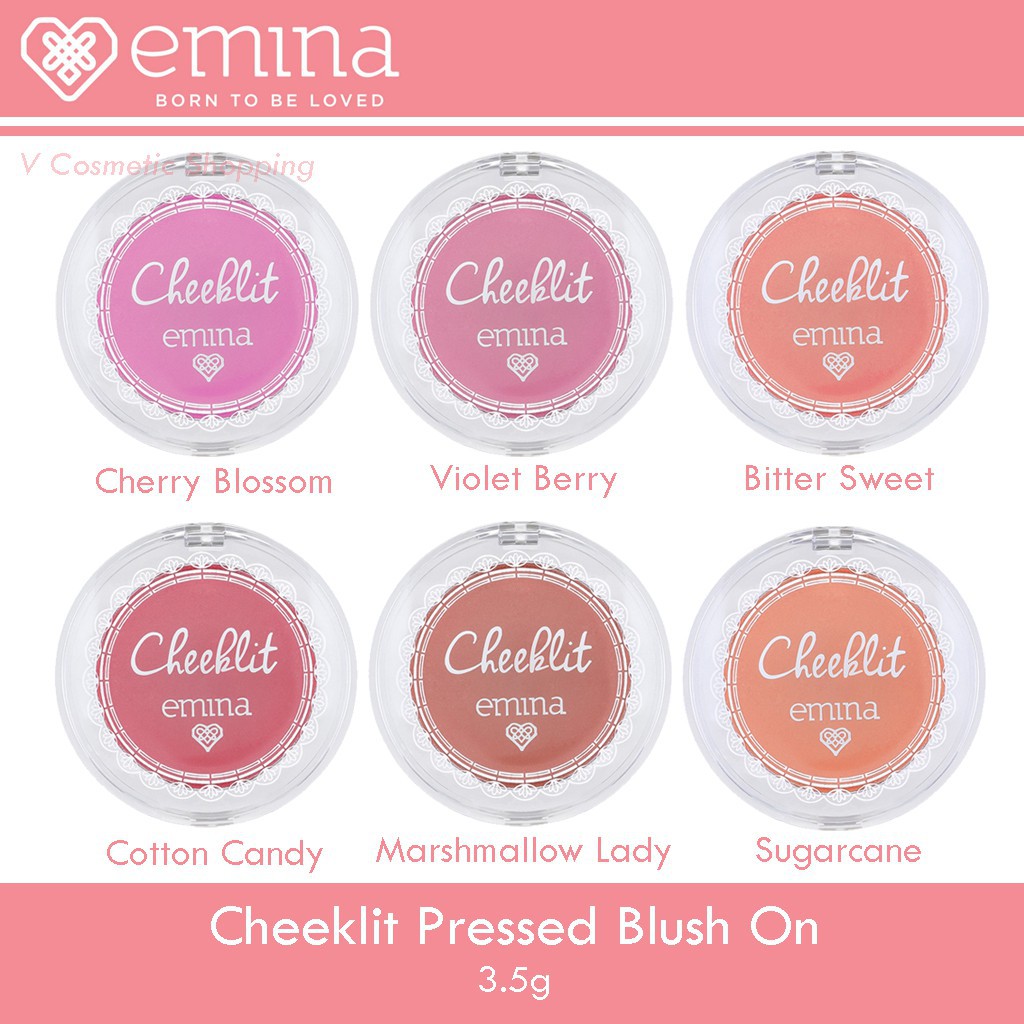Emina Cheeklit Pressed Blush On | Emina 