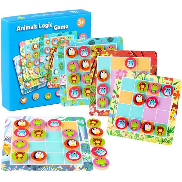 Local] Children Sudoku Educational Maths Game Animal Logic Toy | Shopee  Singapore