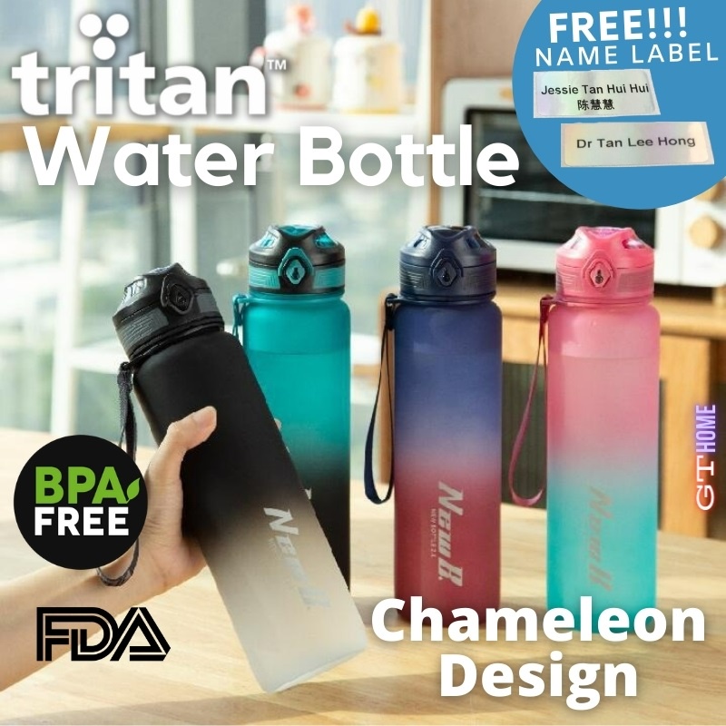 650ML 1000ML Tritan BPA Free Sport Water Bottle include Personalized ...