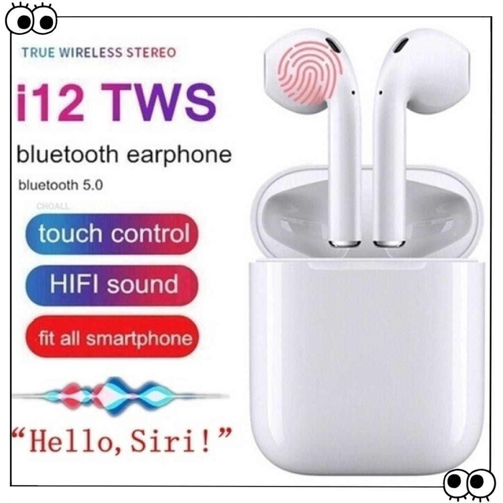 fone earphone bluetooth 5.0 i12 tws