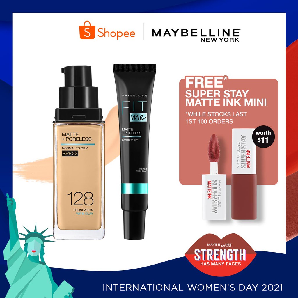 Bundle Of 2 Maybelline Fit Me Primer And Fit Me Matte Poreless   D641bf7d50eb9e64c75a6c4d54f6c199