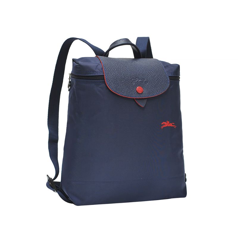 longchamp club series backpack navy blue Shopee Singapore