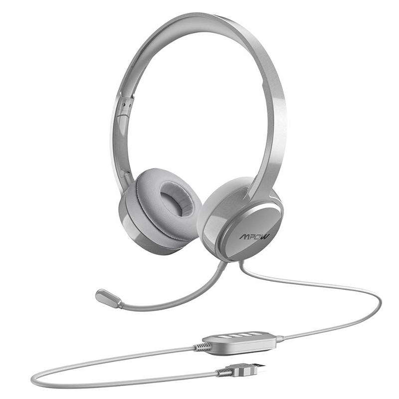 wired usb headset mpow