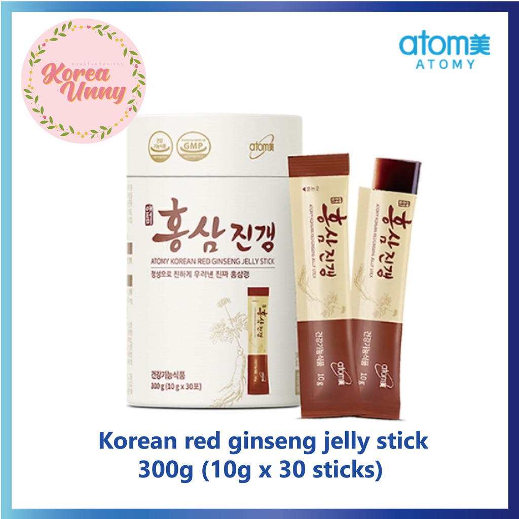 Atomy Korean red ginseng jelly stick 300g (10g x 30 sticks) from Korea