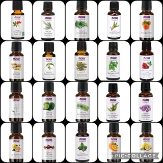 Now Foods Essential Oil 30ml / 118ml (Lavender, Tea tree, Eucalyptus, Pepermint, Citronella, Cedarwood, Lemongrass etc )