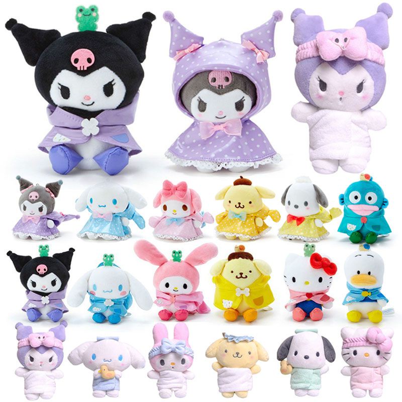 Spot Anime Kuromi Keychain Sanrio Melody Cinnamoroll Wishmemell ...