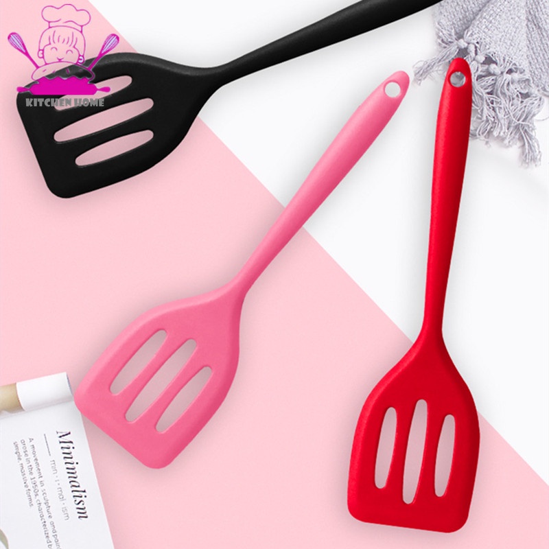 [Kitchen Utensils] High Temperature Resistant Silicone Spatula Frying