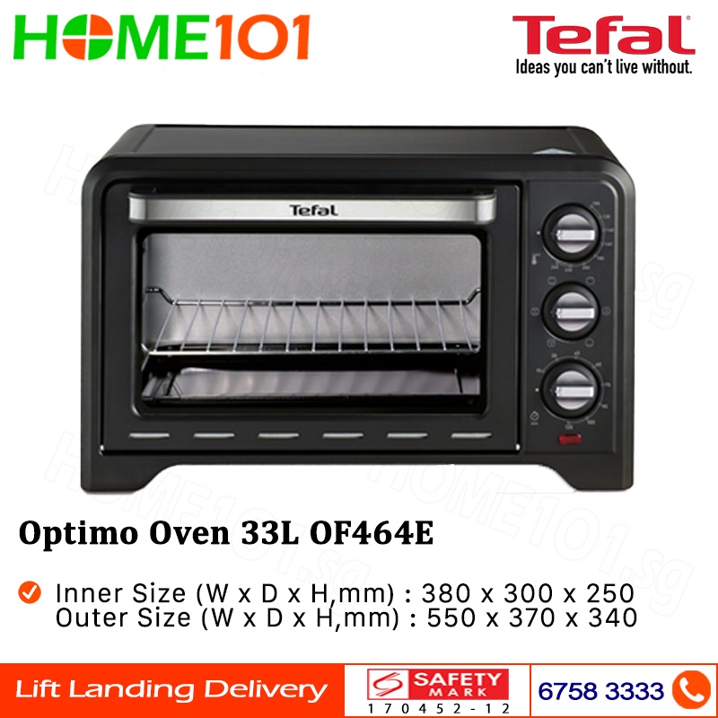 Tefal Optimo Oven 33L OF464E Shopee Singapore