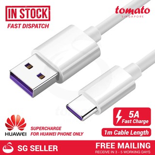 [SG Seller] 5A Huawei Fast SuperCharge Original USB Type C Cable