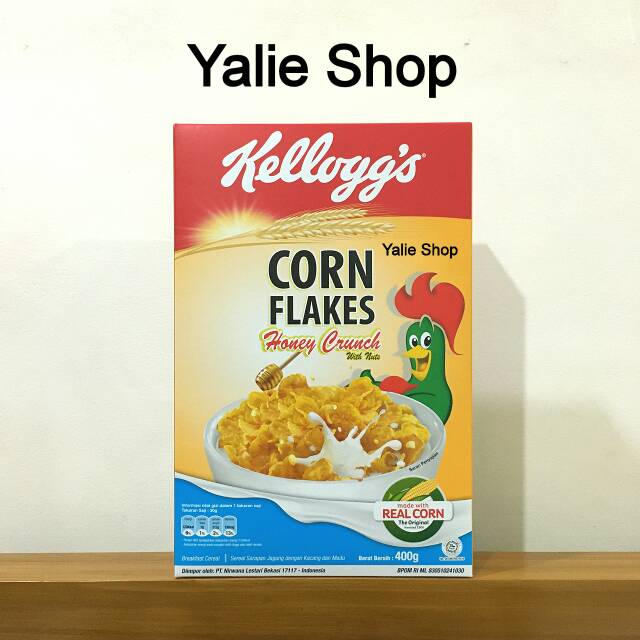 Kelloggs Corn Flakes Honey Kellogs 400gr Cereal Honey Crunch Cornflakes Cereal Breakfast Delicious Breakfast Shopee Singapore