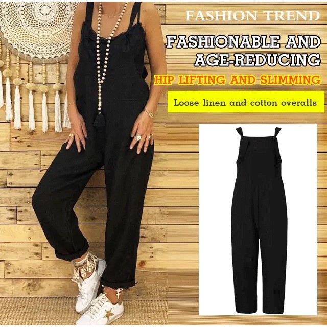 plus size cotton jumpsuit