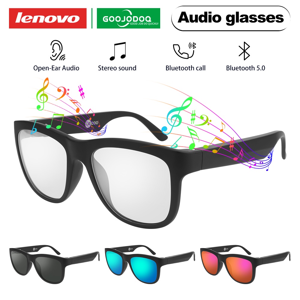 Goojodoq smart glasses wireless bluetooth earphone 5.0 sunglasses