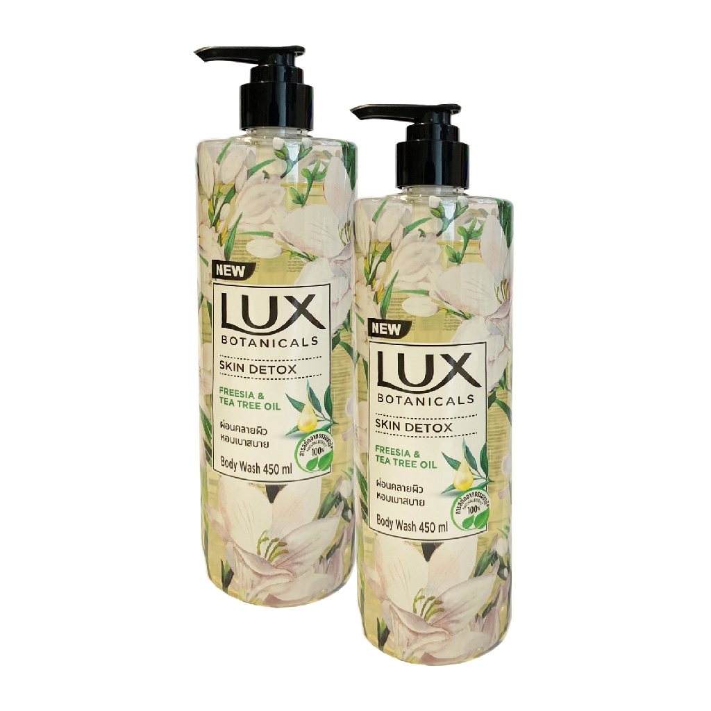 [Bundle of 2] Lux Botanicals Body Wash 450ml Shopee Singapore