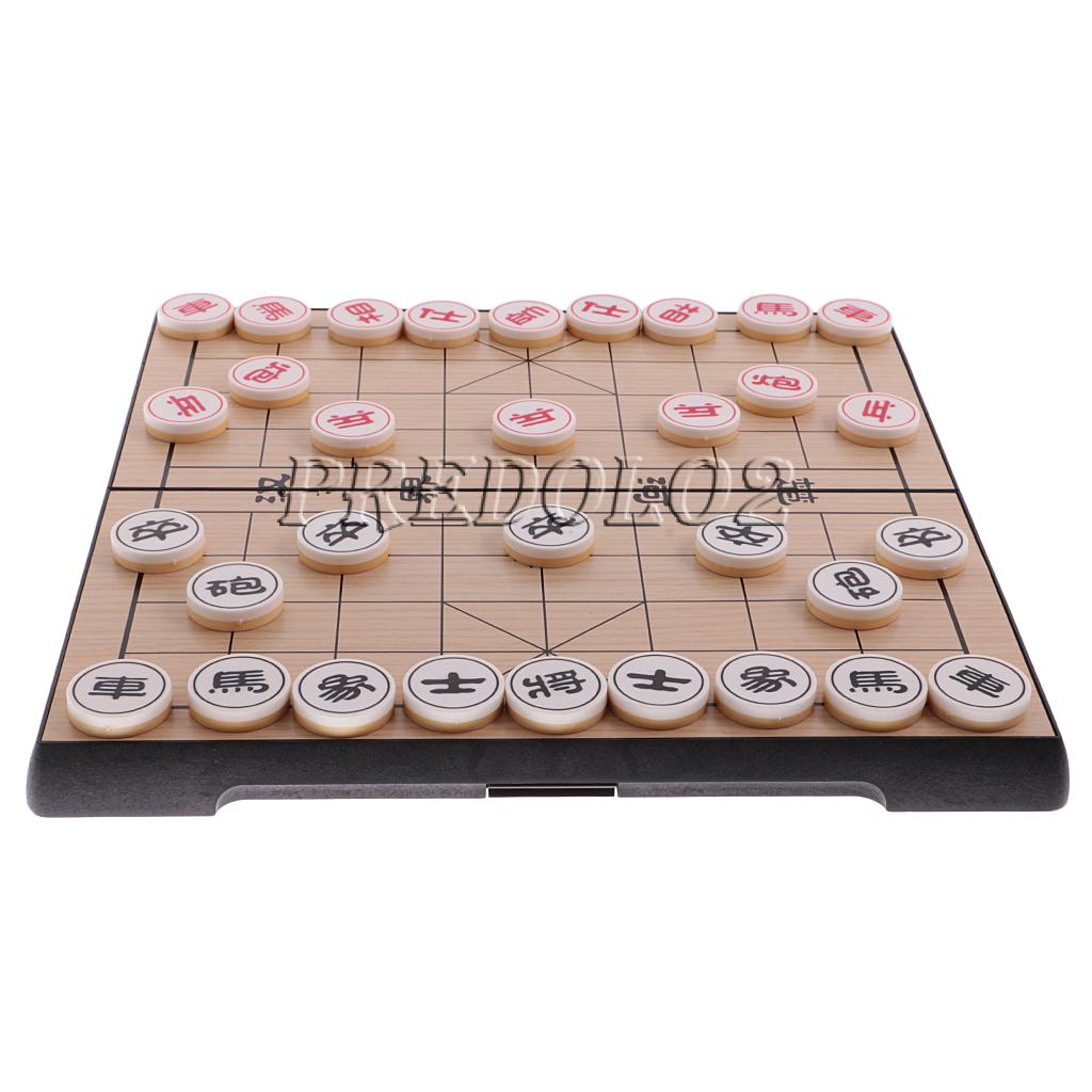 Chinese Chess Checkers Xiangqi Chess for Family Game Travel