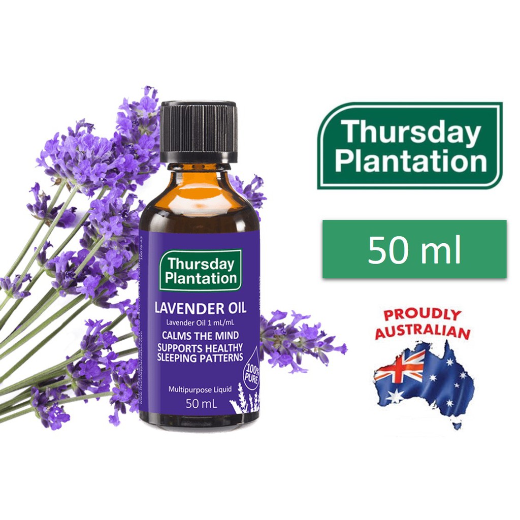 Thursday Plantation Lavender Oil 50ml 100 Pure Calms the Mind Supports