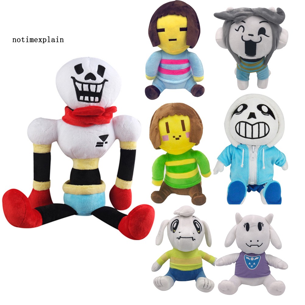 Name Plush Sans Undertale Characters Doll Soft Stuffed Huggable Pillow Kids Toy Gift Shopee Singapore