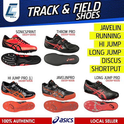 asics track and field shoes