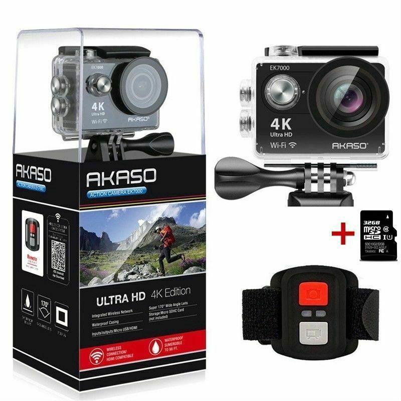 AKASO EK7000 Ultra HD 4K Sport Action Camera 12MP WiFi Cam Camcorder