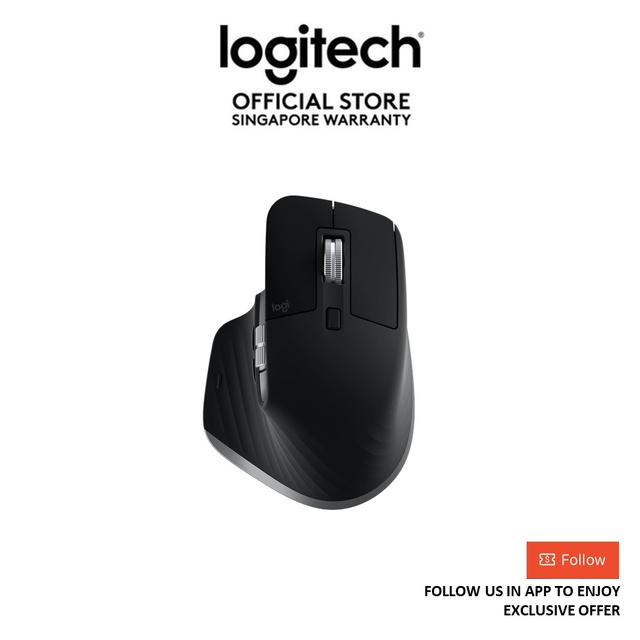 Logitech MX Master 3 For MAC Advanced Multi-Device Bluetooth Wireless ...