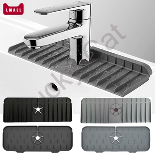 SG-Silicone Faucet Mat Sink Storage Mat Kitchen Faucet Splash Guard Pad Catcher Drain Drying Organizer Sink Diatom rack