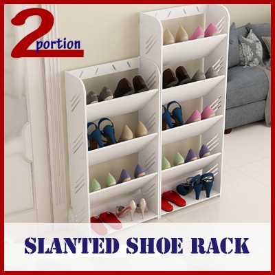 Slanted Shoe Rack Shopee Singapore