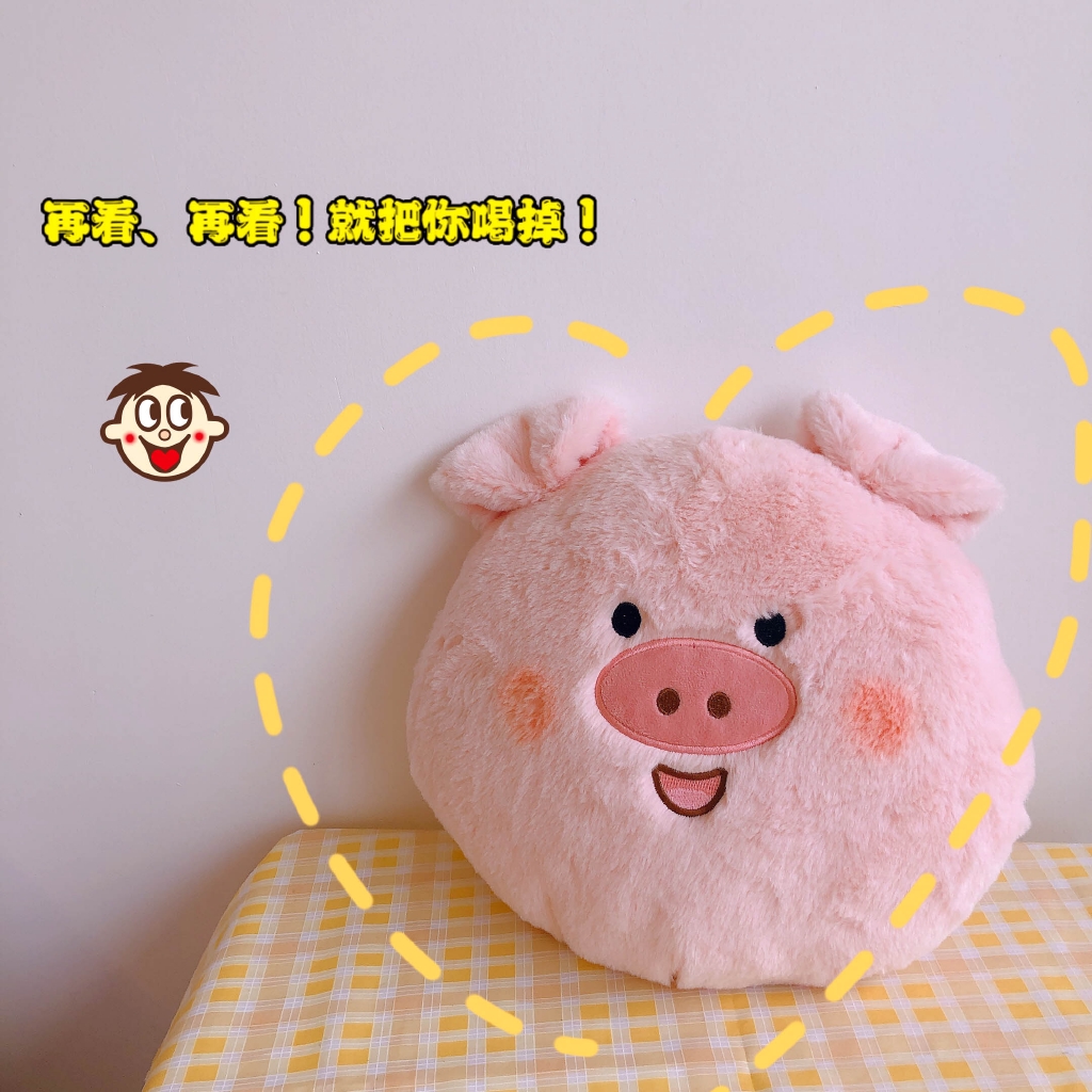 pig plush pillow