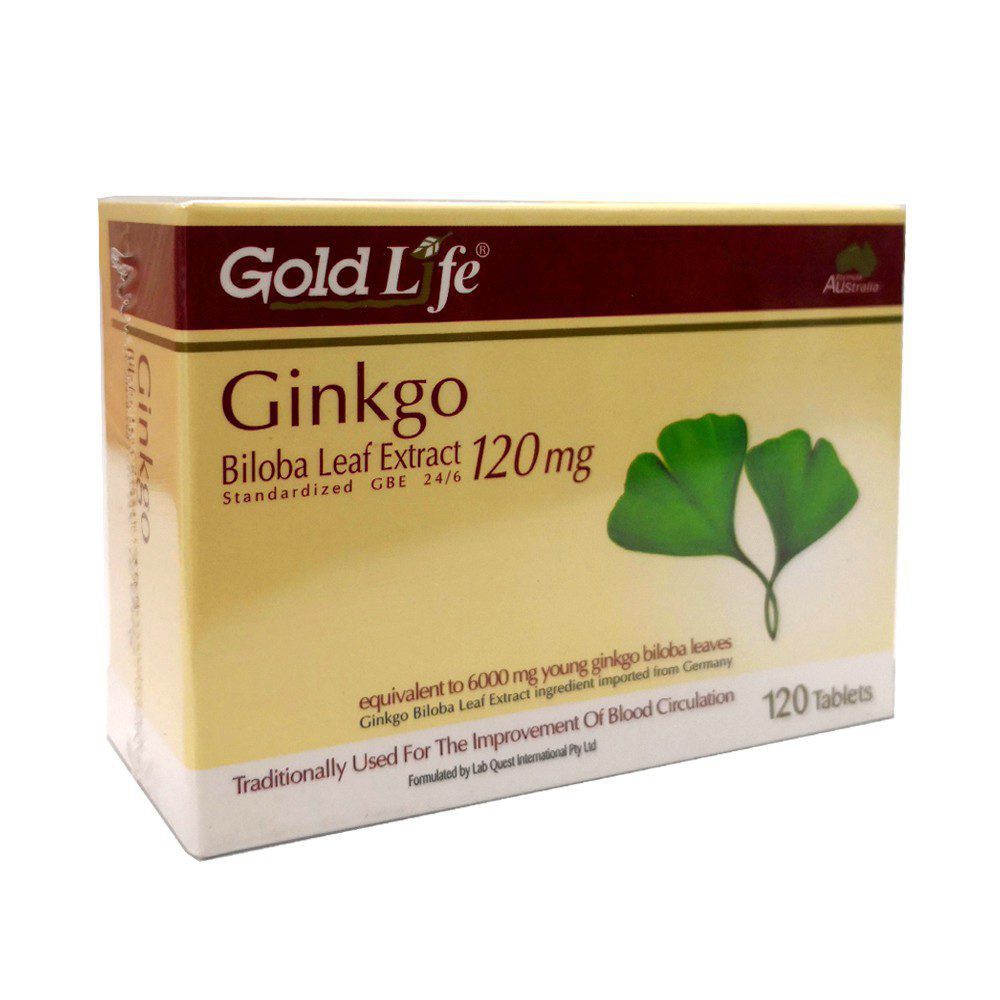 Gold Life Ginkgo Biloba Leaf Extract 120mg 120 S Shopee Singapore