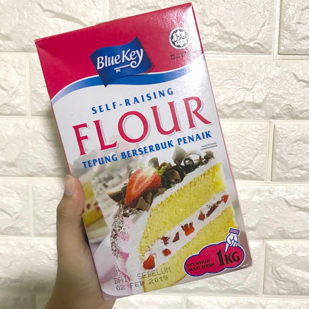 Shop Malaysia Self Raising Flour Pau Superfine Flour Naik Own Flour Bluekey Kek Flour 1kg Shopee Singapore