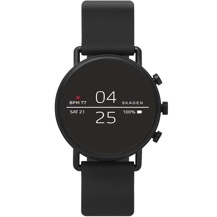 Skagen Smartwatch - Falster 2 Black Silicone SKT5100 | Shopee Singapore