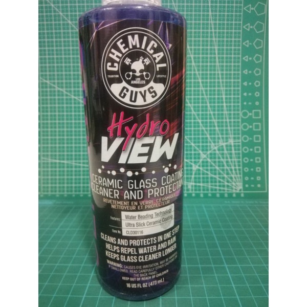 Chemical Guys CLD30116 HYDROVIEW CERAMIC GLASS CLEANER & Coating 16oz