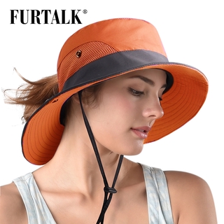 Image of thu nhỏ Double-Color UPF 50+ Sun UV Protection Hat Summer Men Women Waterproof Wide Brim Big Bob Outdoor Hiking Hats #2
