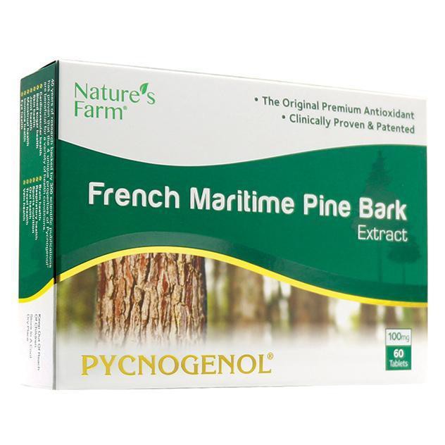 Nature s Farm Pycnogenol French Pine Bark Extract Premium 