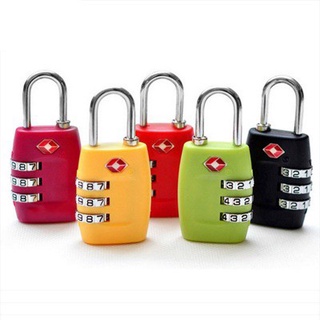 TSA Luggage Lock 3 Digit Combination Cable Padlock For Travel Suitcase Bags and Gym Lock