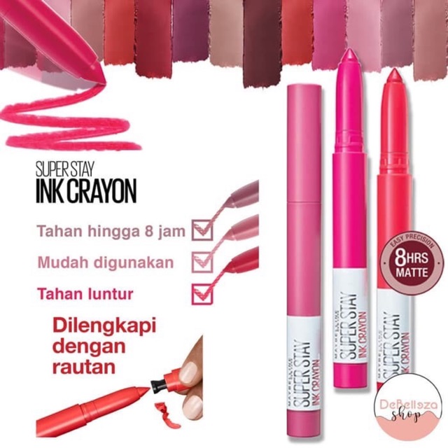maybelline ink crayon lipstick