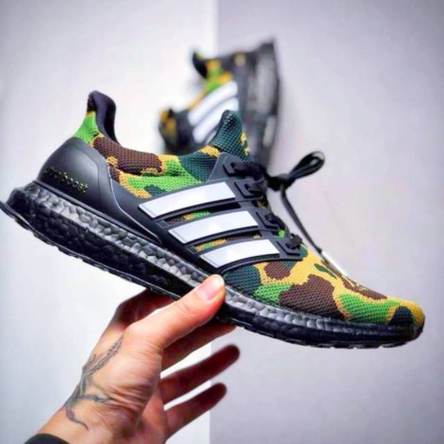 ultra boost bape green