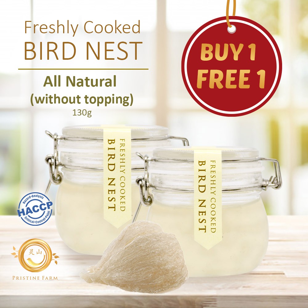 [Buy 1 Free 1] Pristine Farm Freshly Cooked Bird Nest Perfect as Gift