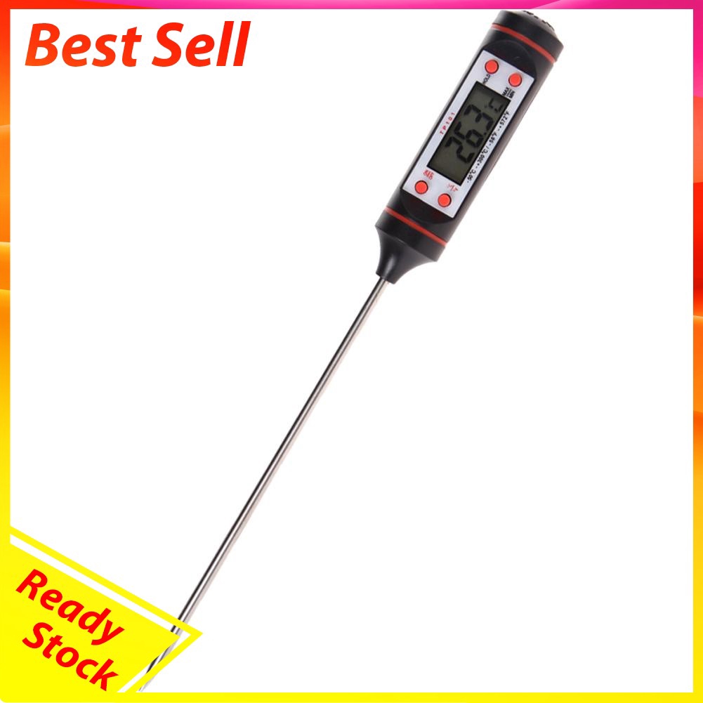 Digital Kitchen Thermometer Meat Cake Candy Fry Food Q Dinning ...