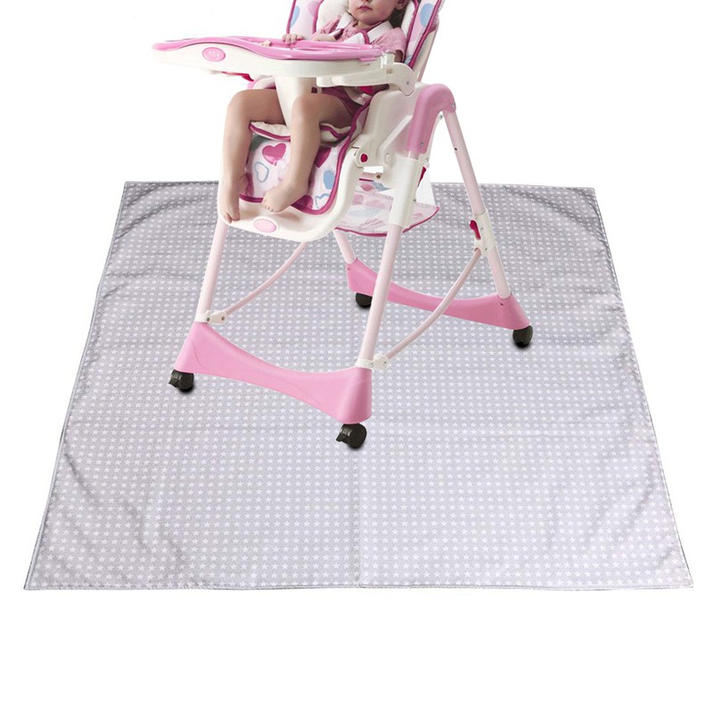 Baby High Chair Floor Mat Protector Cover Washable Splat Mats